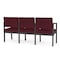 Lesro Lenox 3 Seat Tandem Seating W/ No Center Arms, 64.5 in W 24.5 in L 32 in H LS3101 - alternate 3